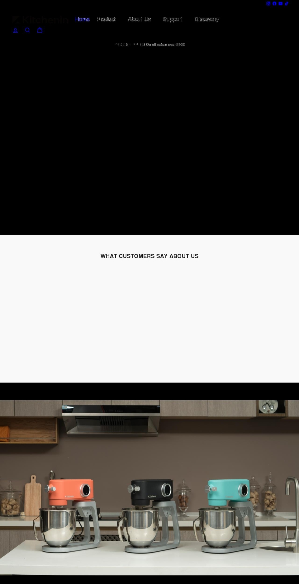 kitchenin.com shopify website screenshot