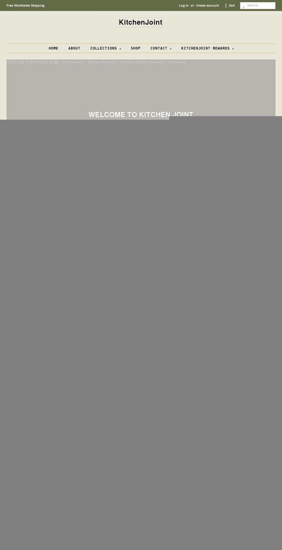 kitchenjoint.com shopify website screenshot