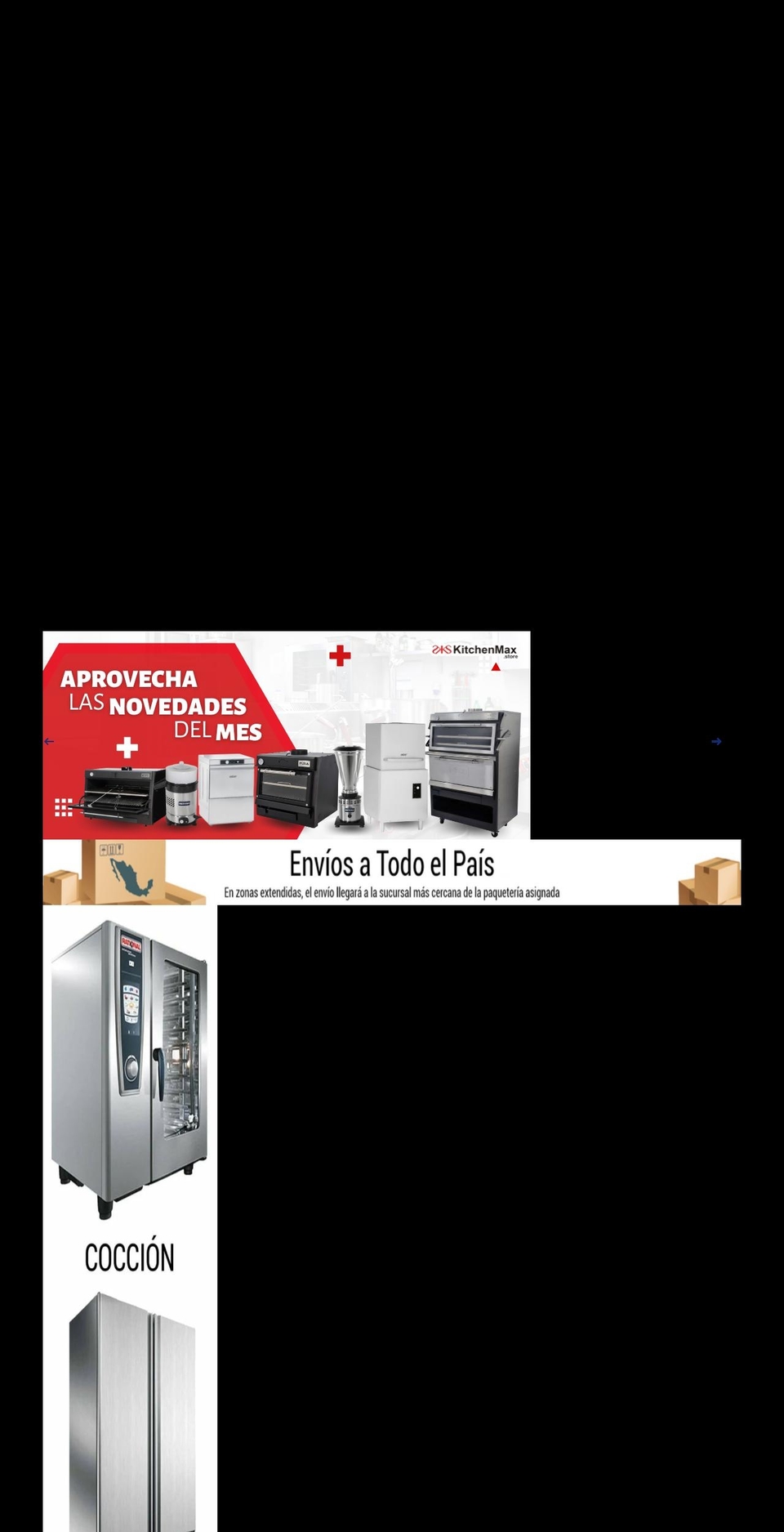 kitchenmax.mx shopify website screenshot