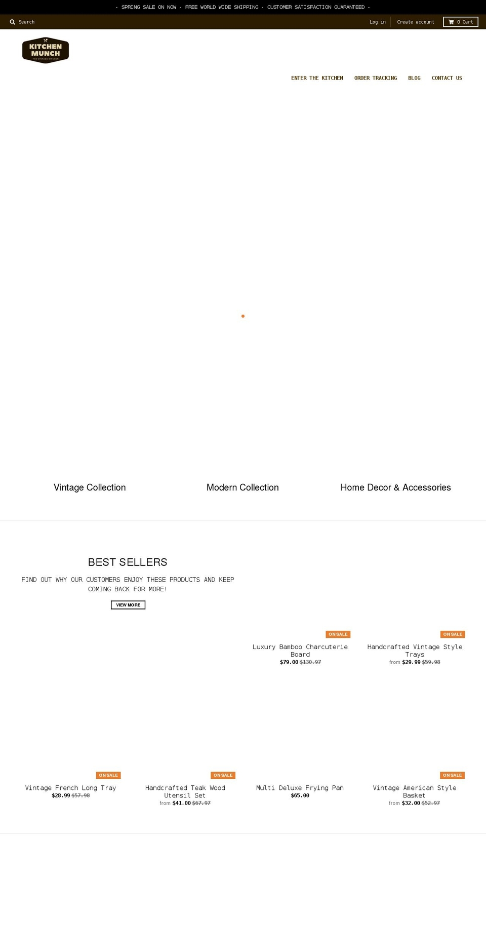 kitchenmunch.com shopify website screenshot