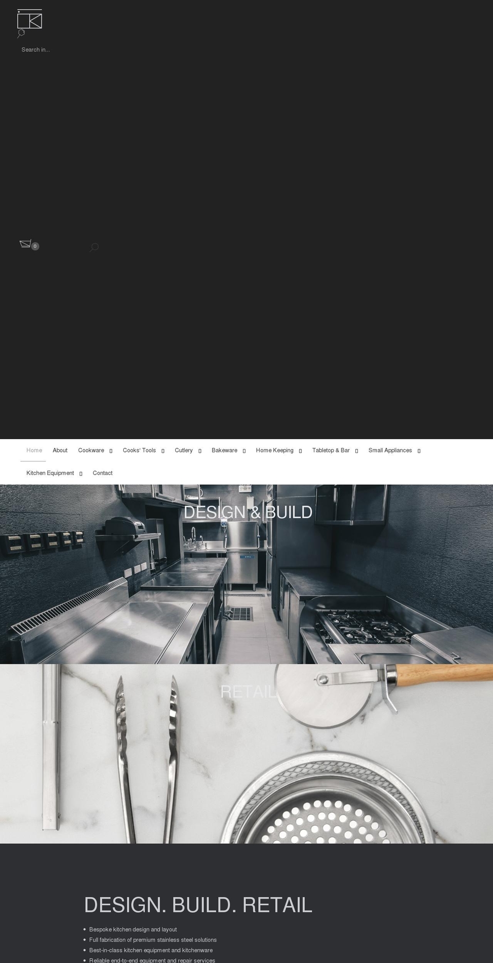 Molla Shopify theme site example kitchensupercenter.com