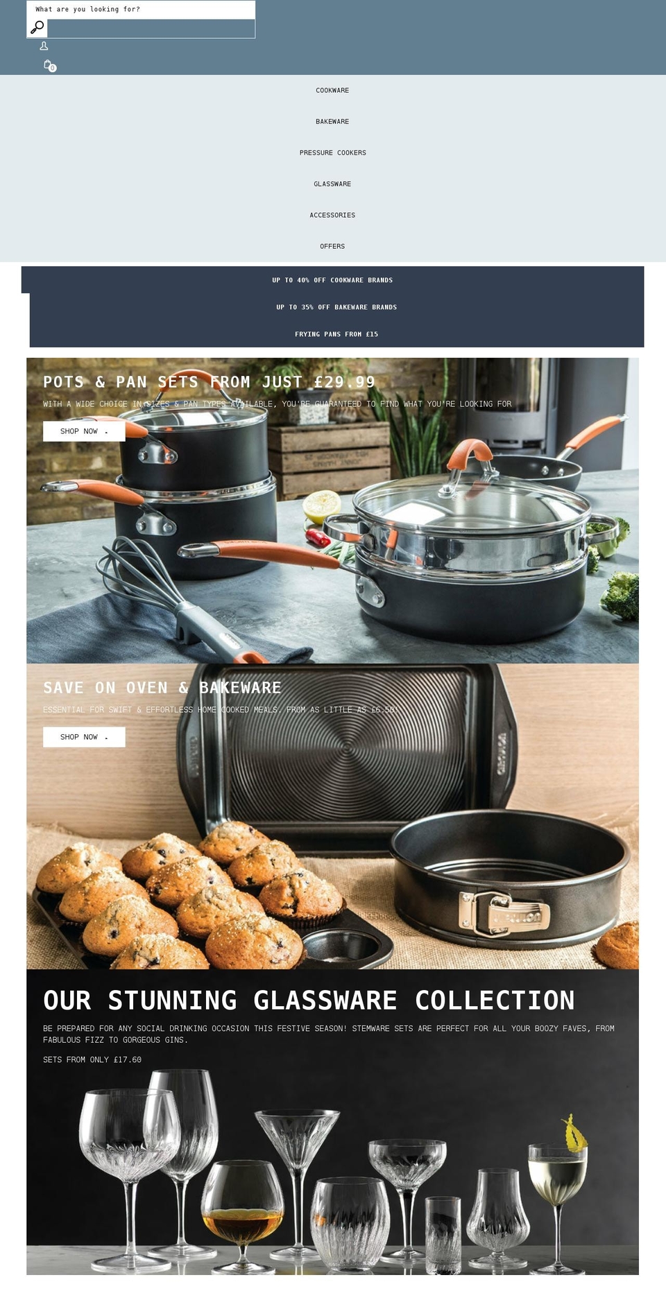 kitchenwarexpress.co.uk shopify website screenshot