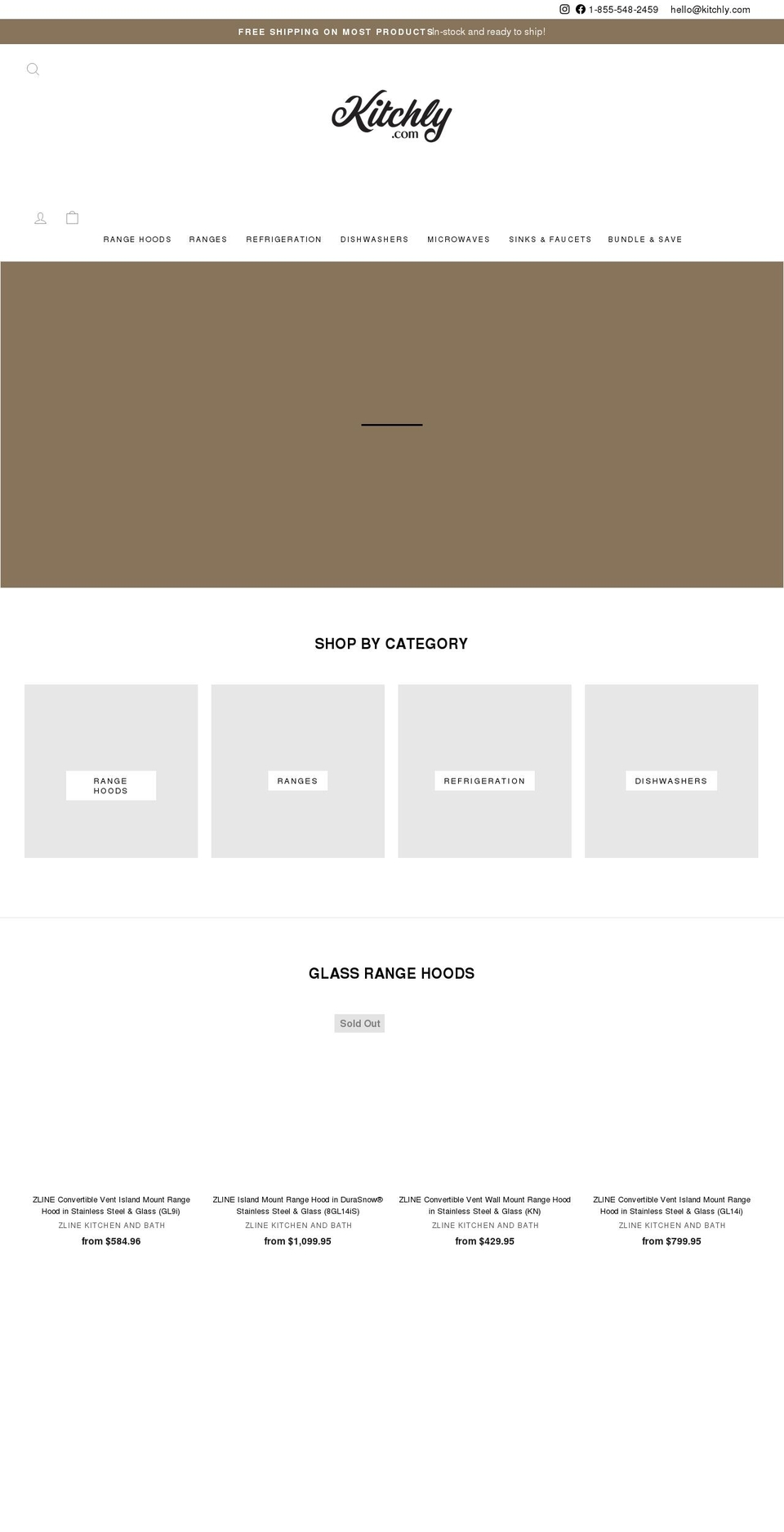 kitchly.com shopify website screenshot