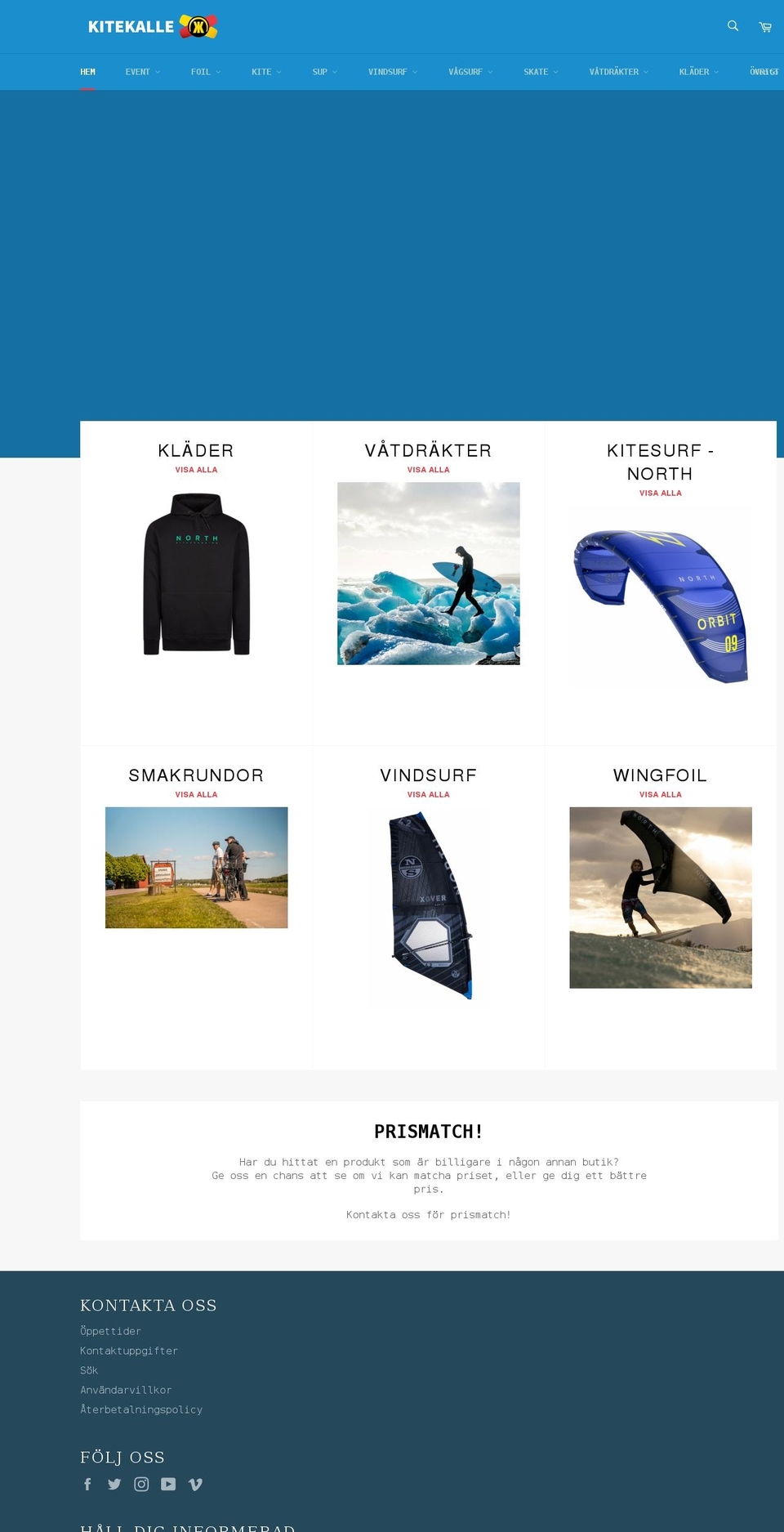 kitekalle.shop shopify website screenshot