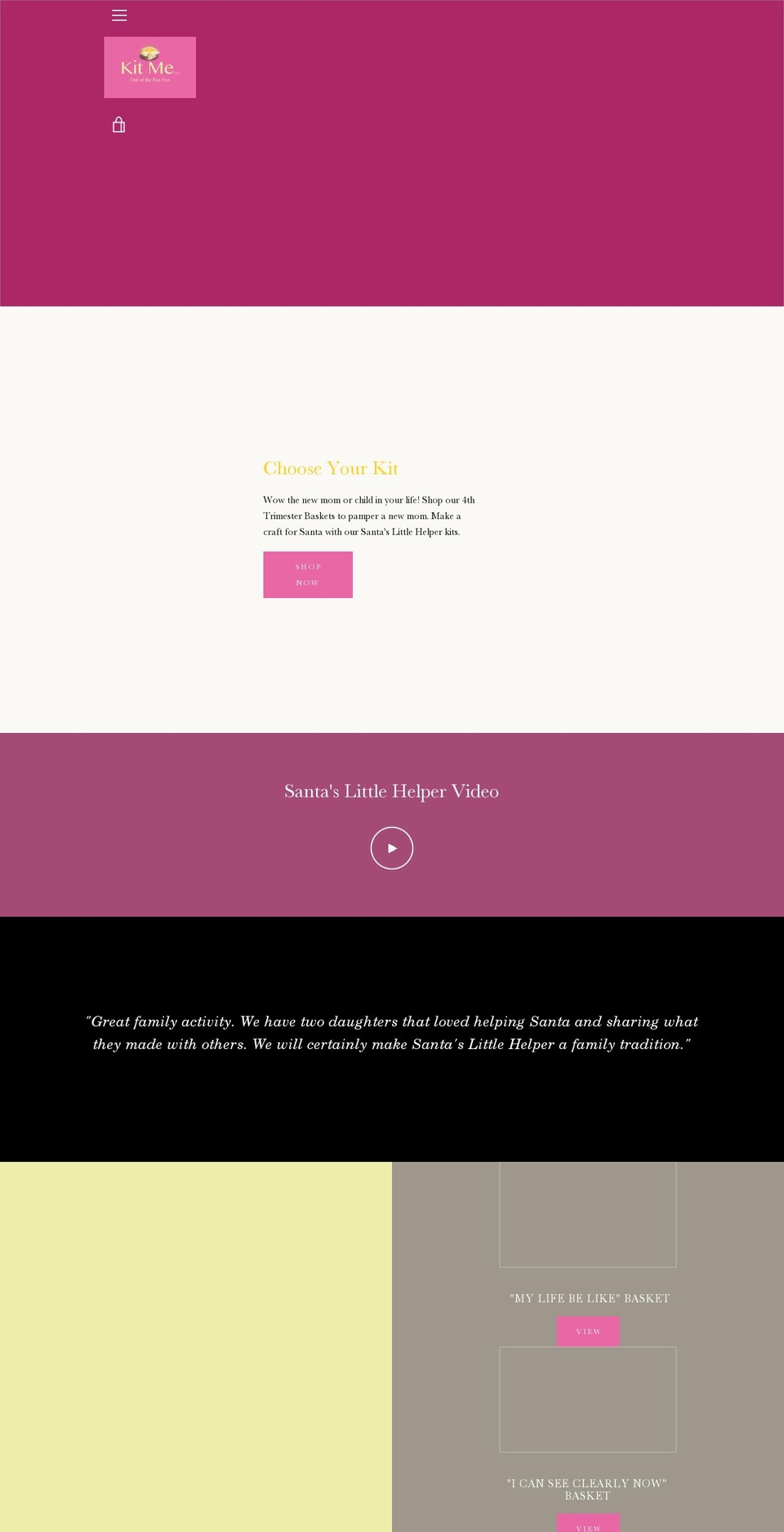 kitmeplease.com — Shopify storefront screenshot