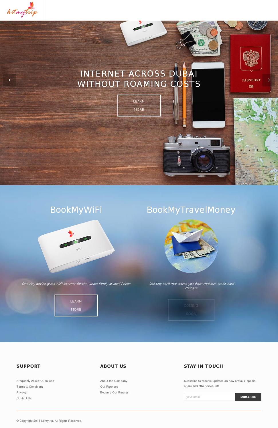 kitmytrip.com shopify website screenshot
