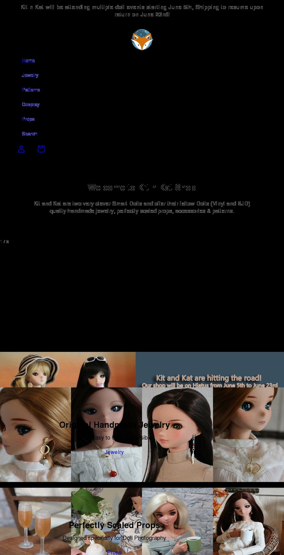 kitnkatshop.com shopify website screenshot