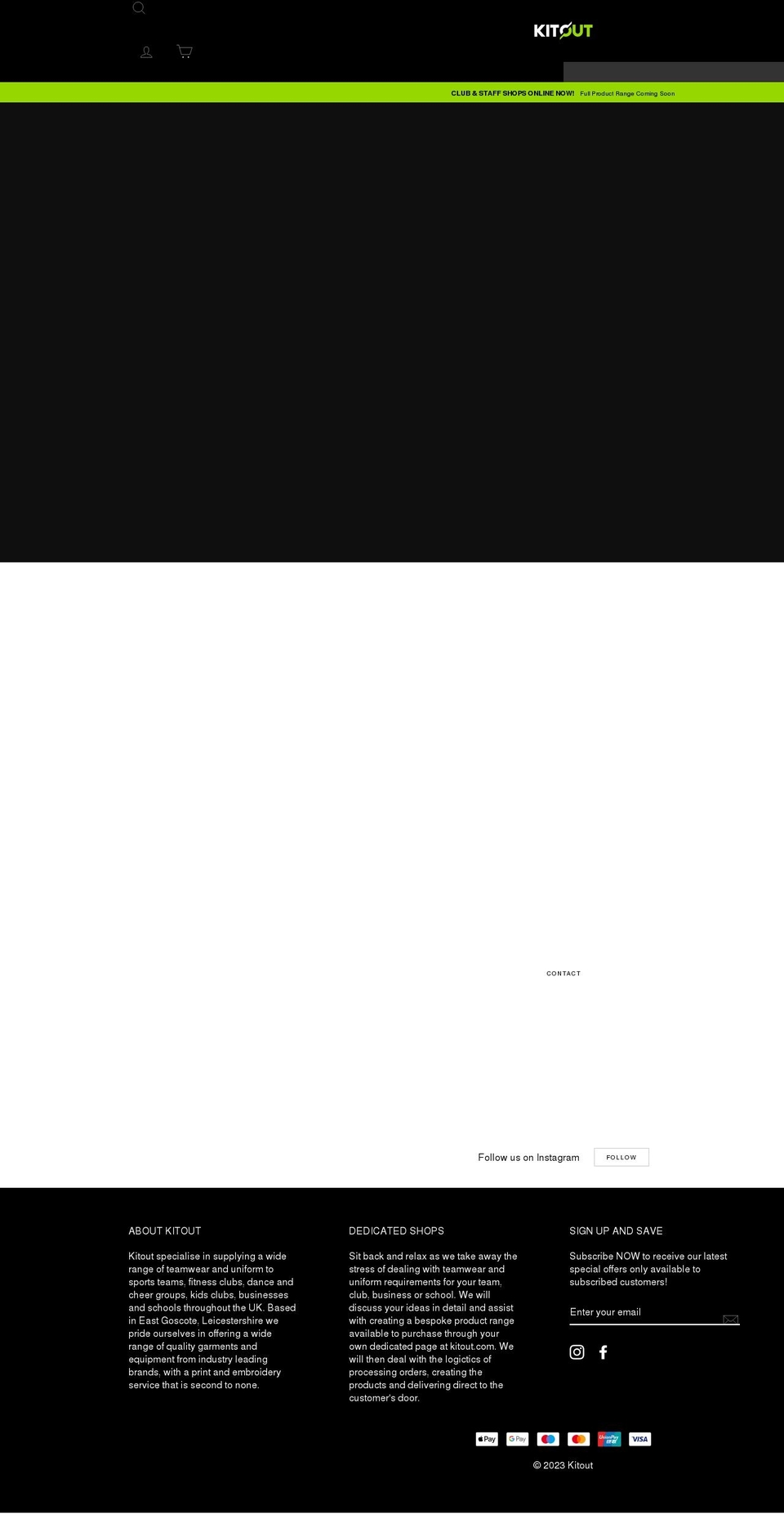 kitout.com shopify website screenshot