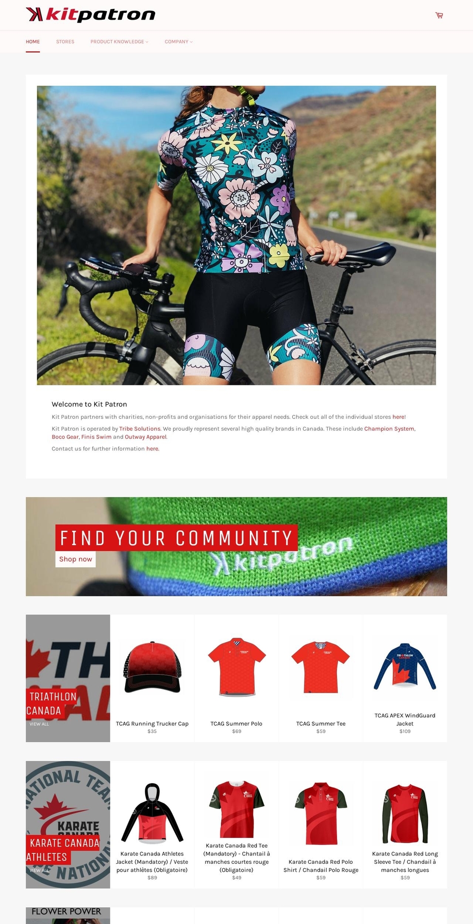kitpatron.ca shopify website screenshot