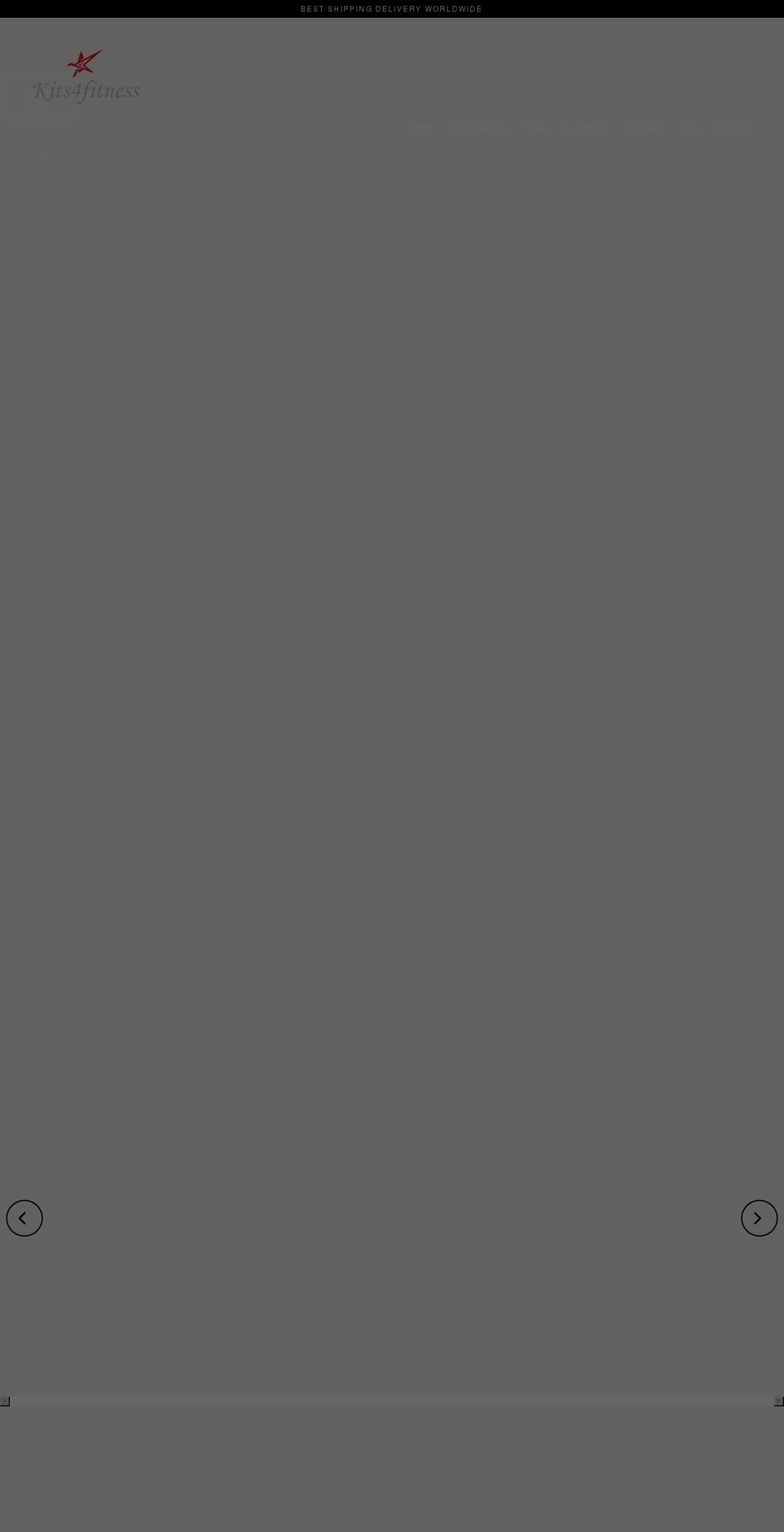 kits4fitness.com — Shopify storefront screenshot