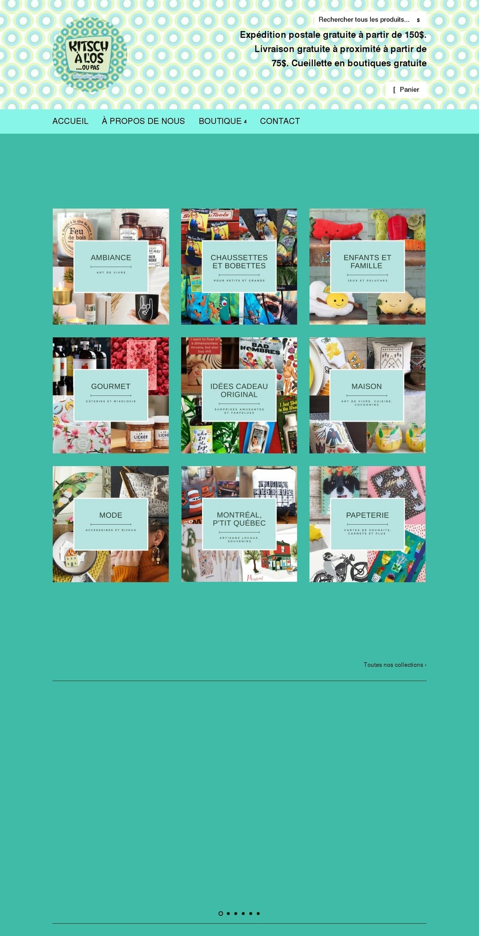 kitschalos.com shopify website screenshot