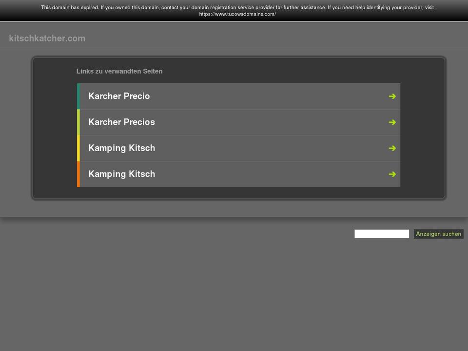 kitschkatcher.com shopify website screenshot