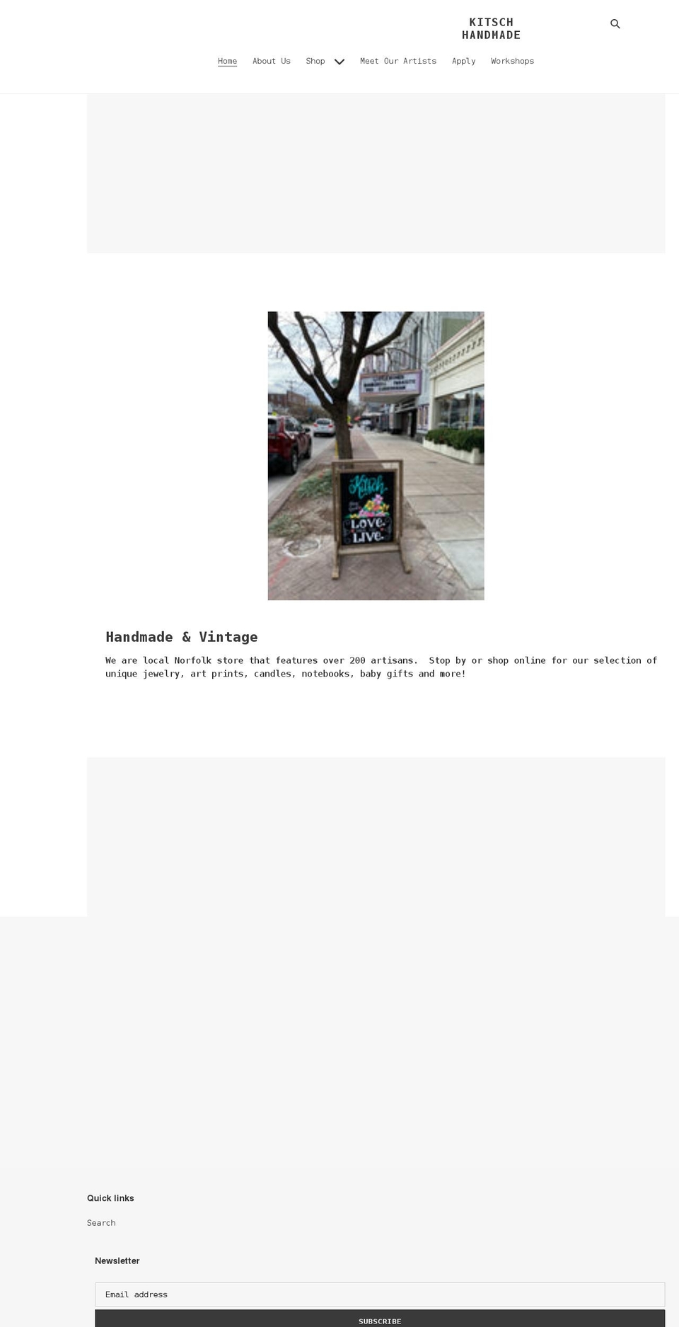 kitschva.com shopify website screenshot