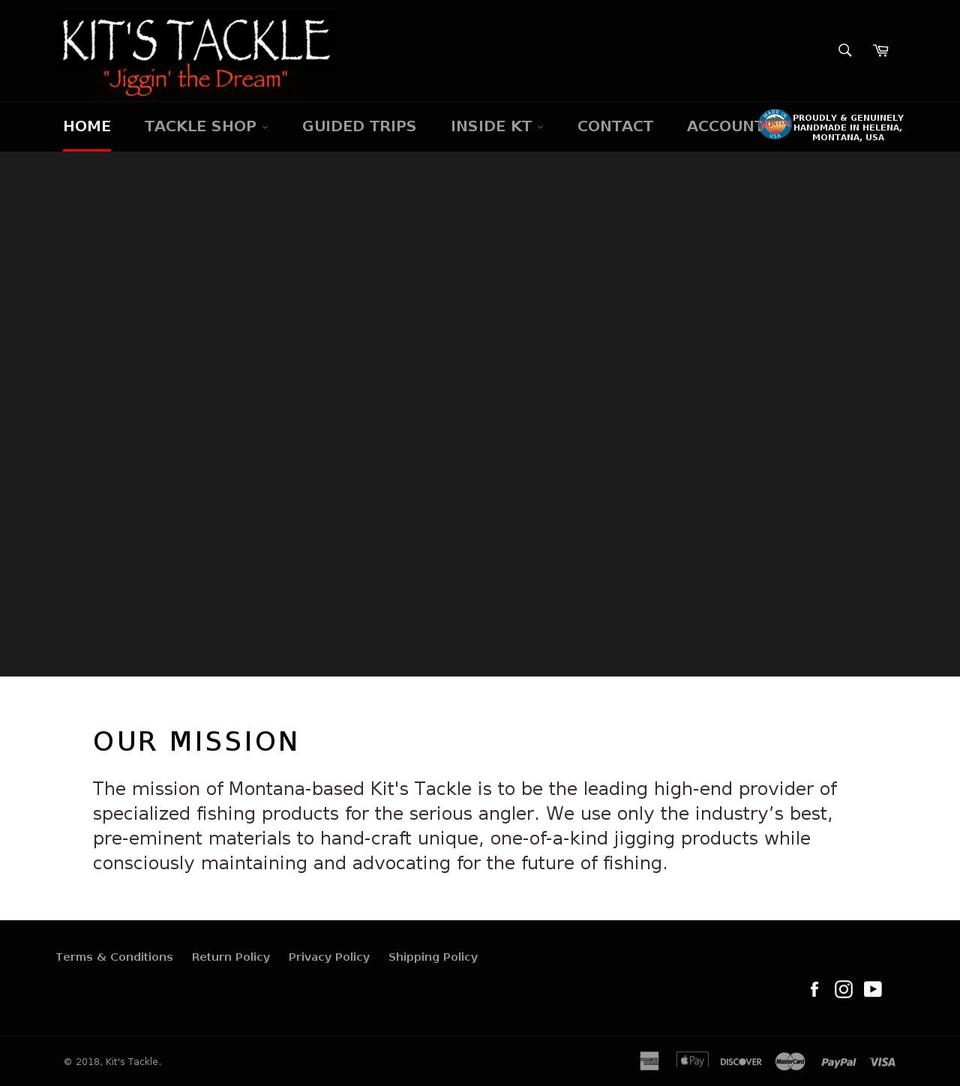kitstackle.net shopify website screenshot