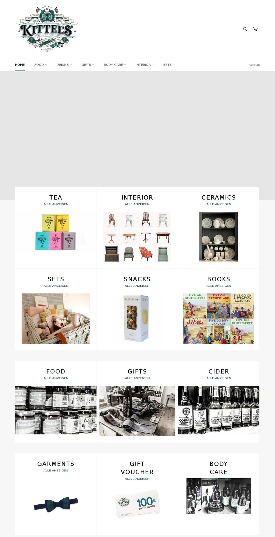 kittels.myshopify.com shopify website screenshot