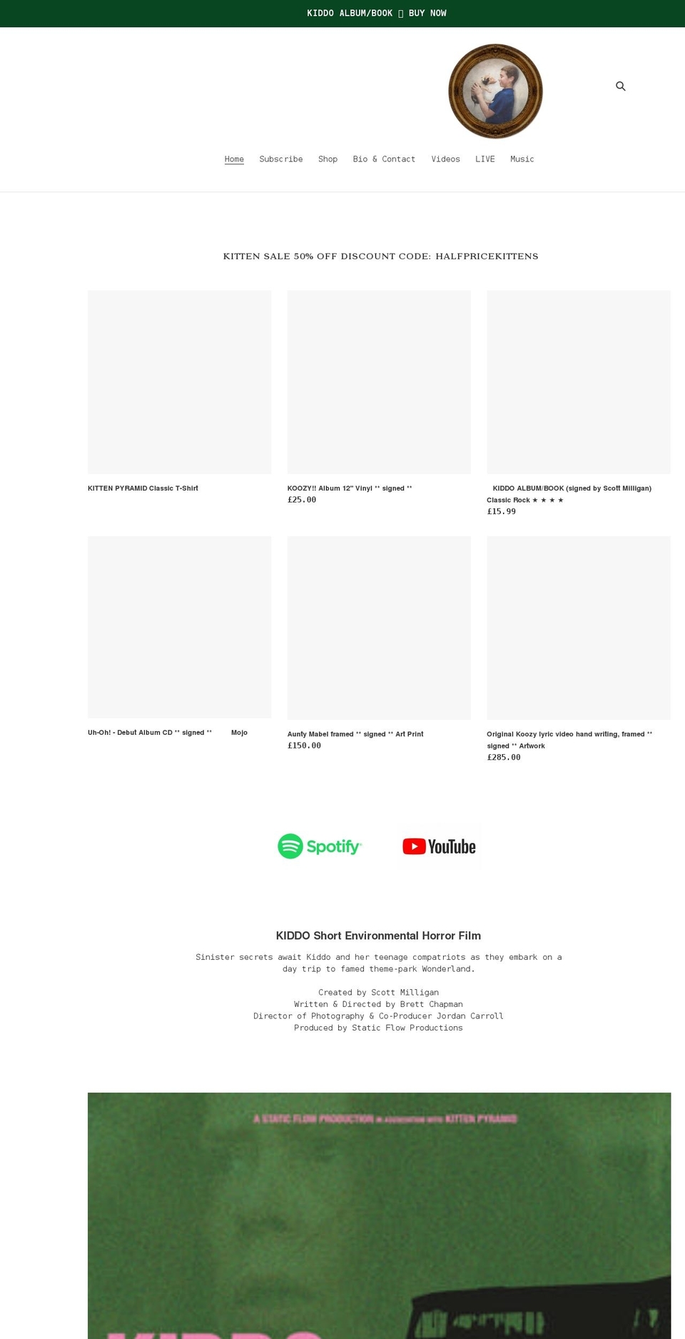 kittenpyramid.co.uk shopify website screenshot