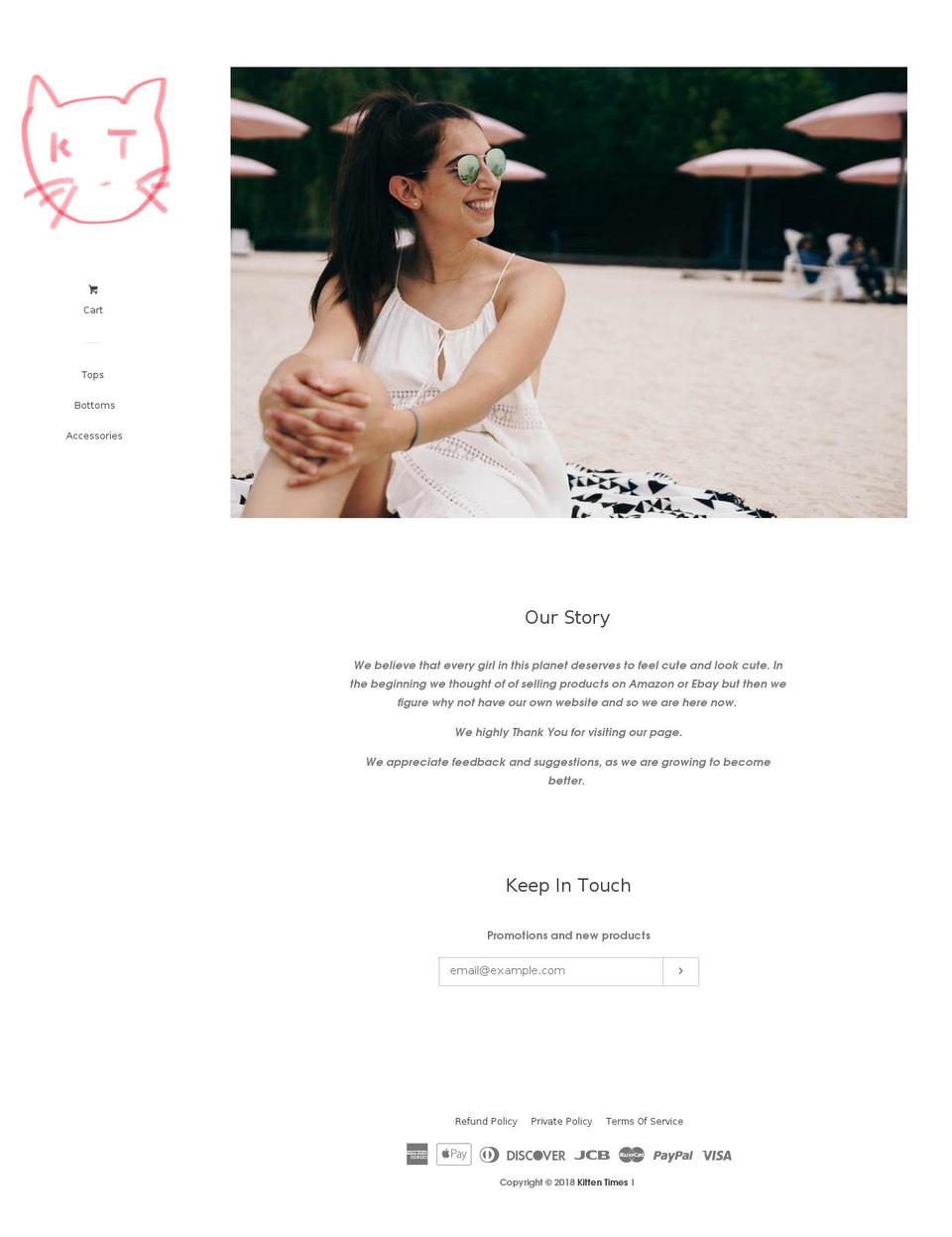 kittentimes.com — Shopify storefront screenshot