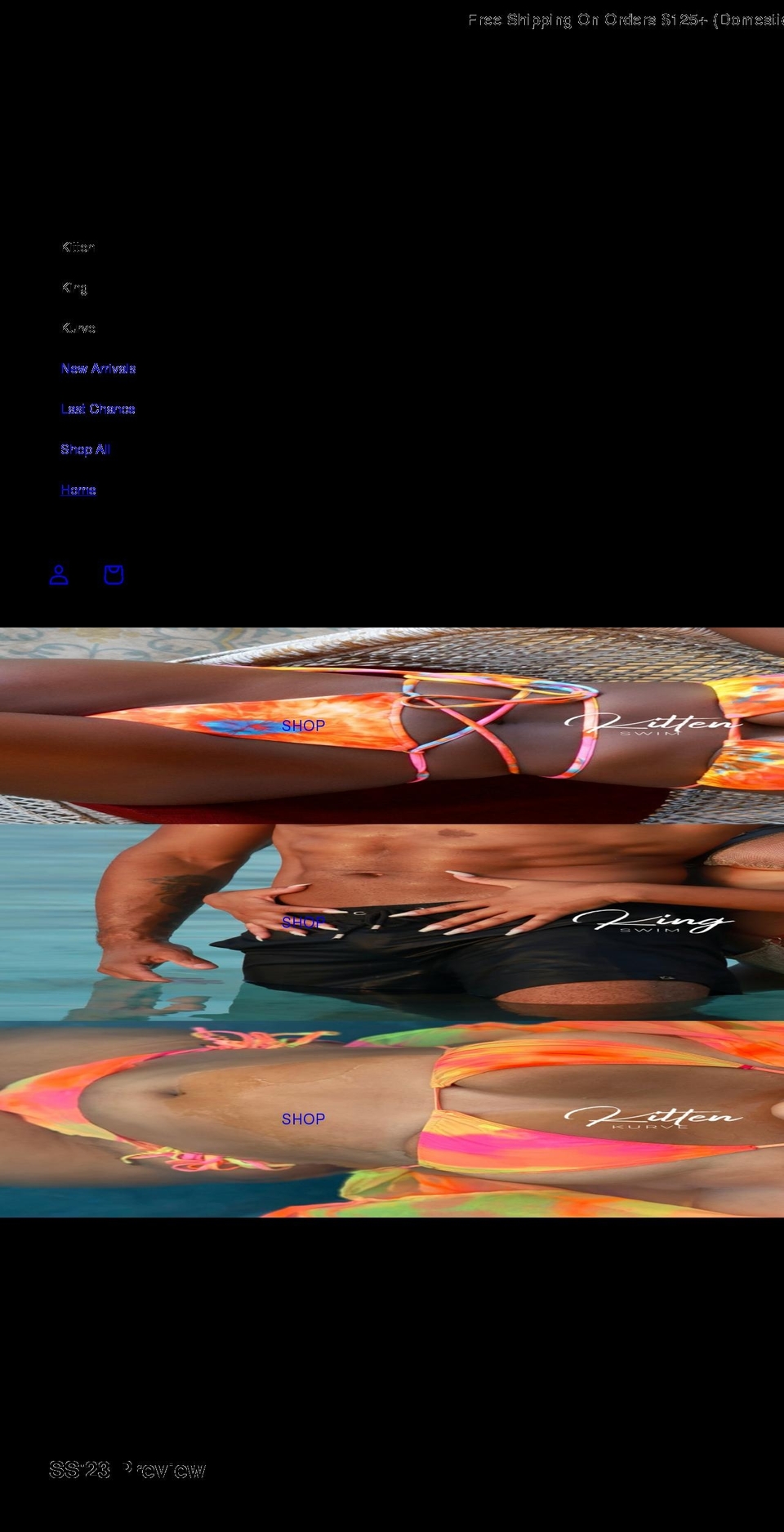 kittenxking.com shopify website screenshot