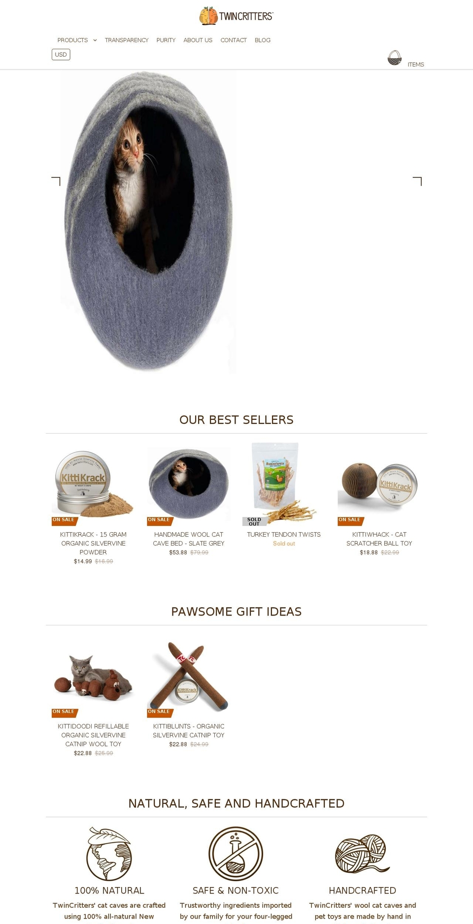 kitticrack.com — Shopify storefront screenshot