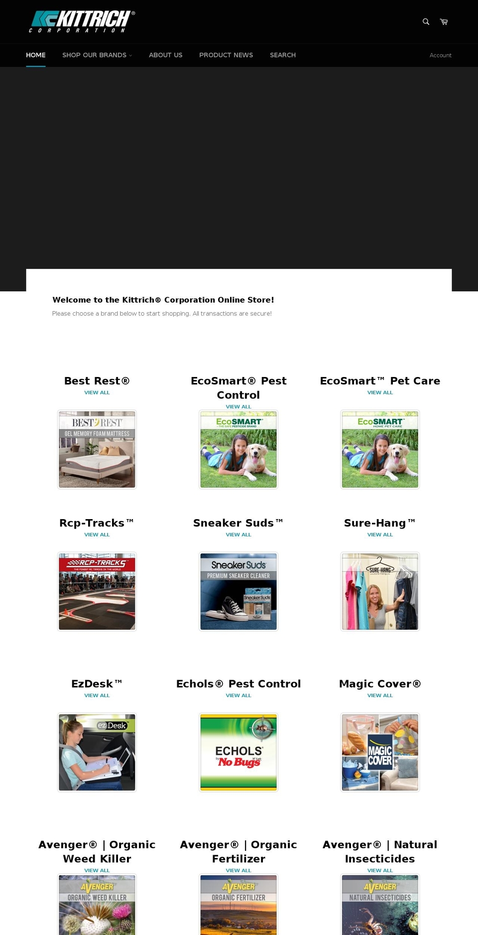 kittrichstore.com shopify website screenshot