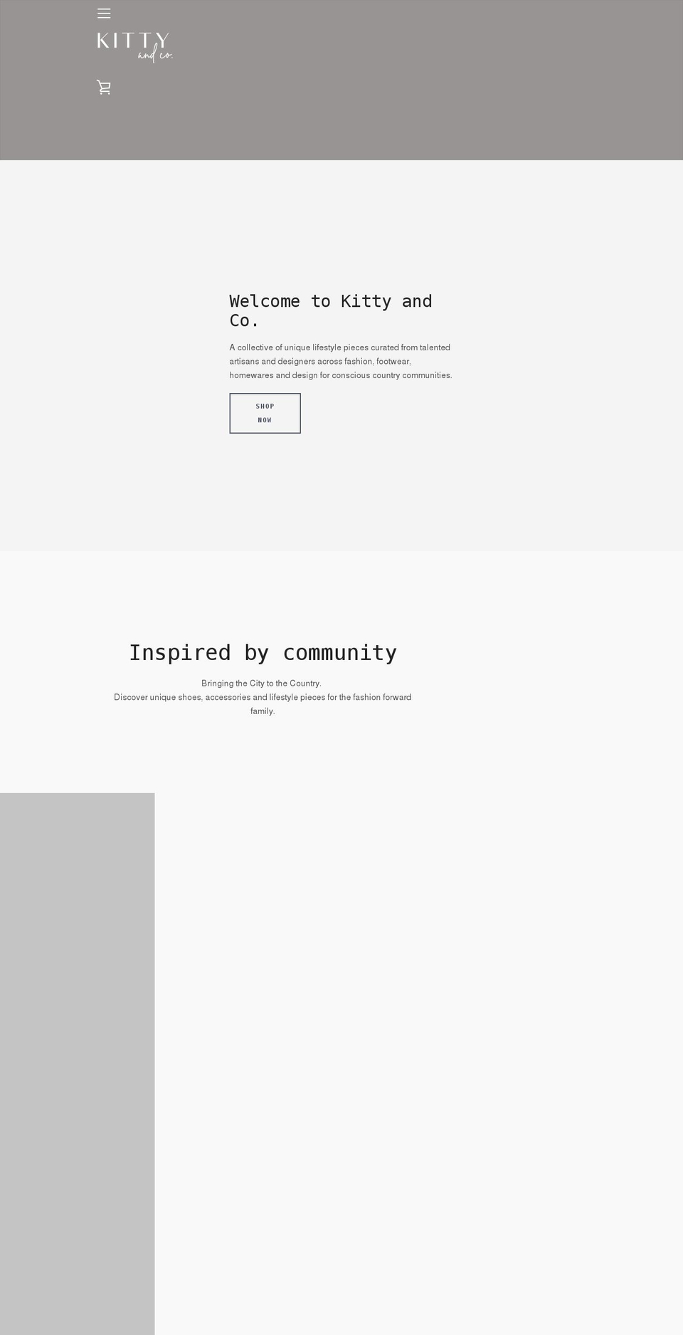 kittyandco.com.au shopify website screenshot
