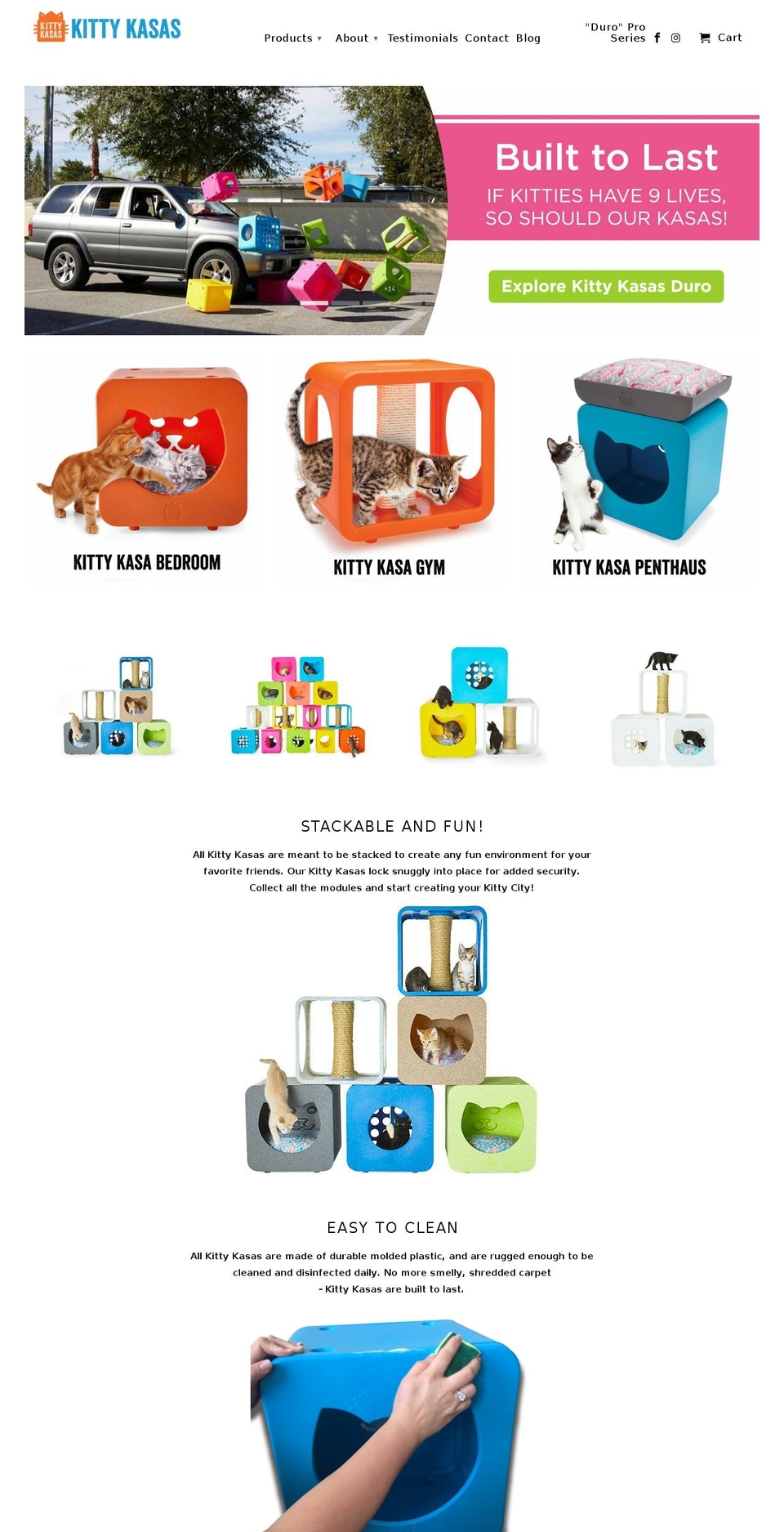 kittycasa.biz shopify website screenshot