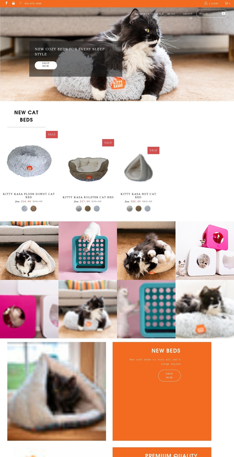 kittycasas.com — Shopify storefront screenshot
