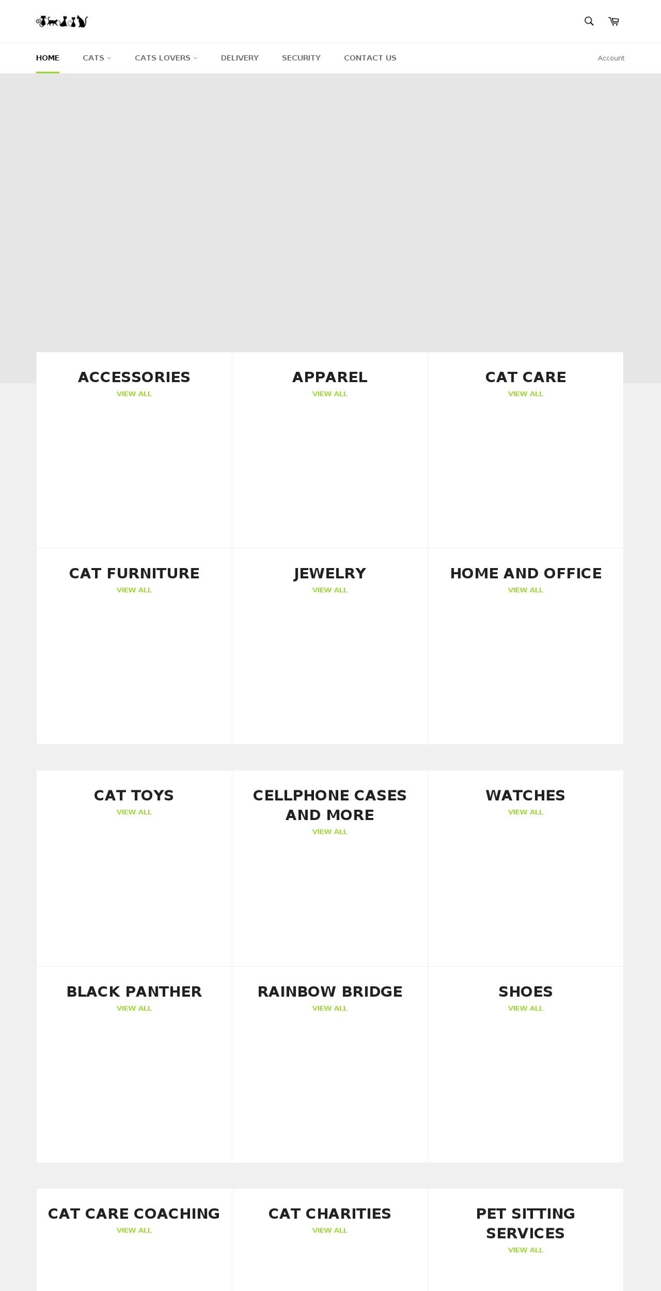 kittykloset.com — Shopify storefront screenshot