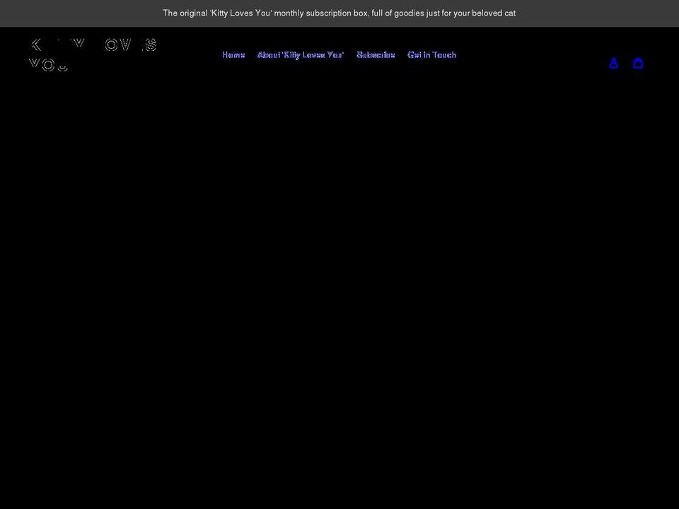 kittylovesyou.com shopify website screenshot