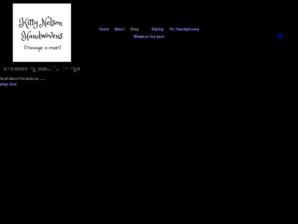 kittynelson.com shopify website screenshot