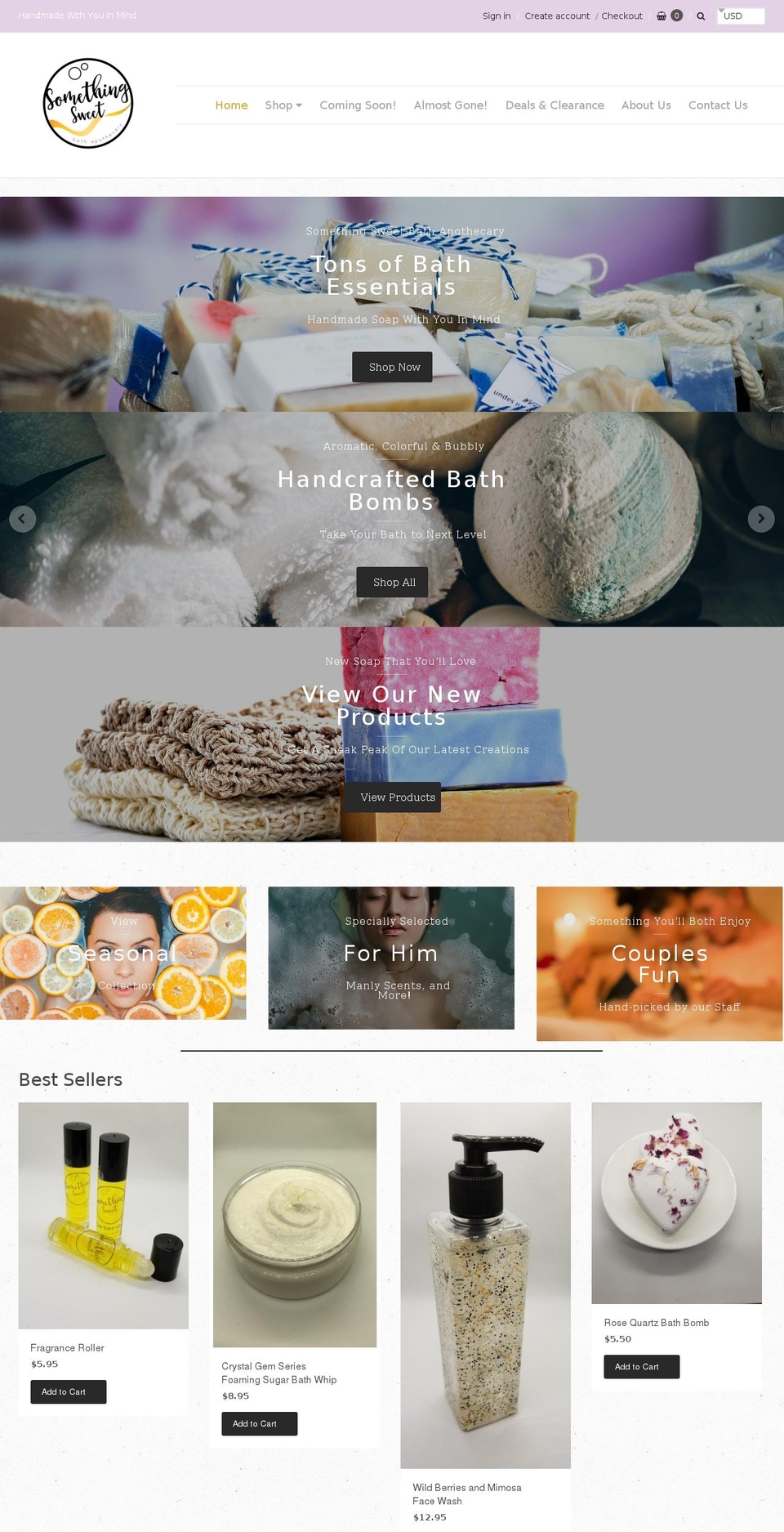 kittysbathboutique.com — Shopify storefront screenshot