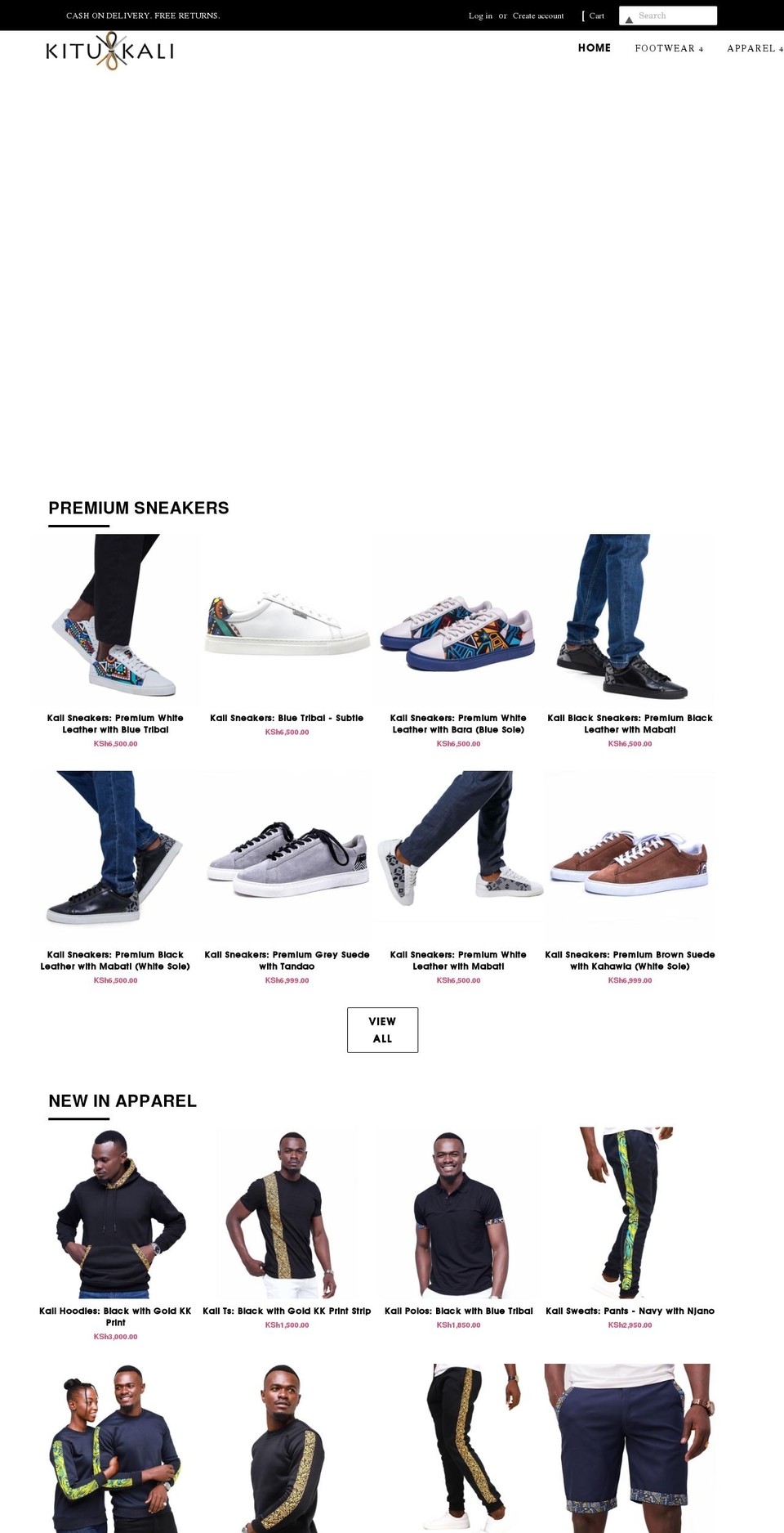 kitukali.com shopify website screenshot