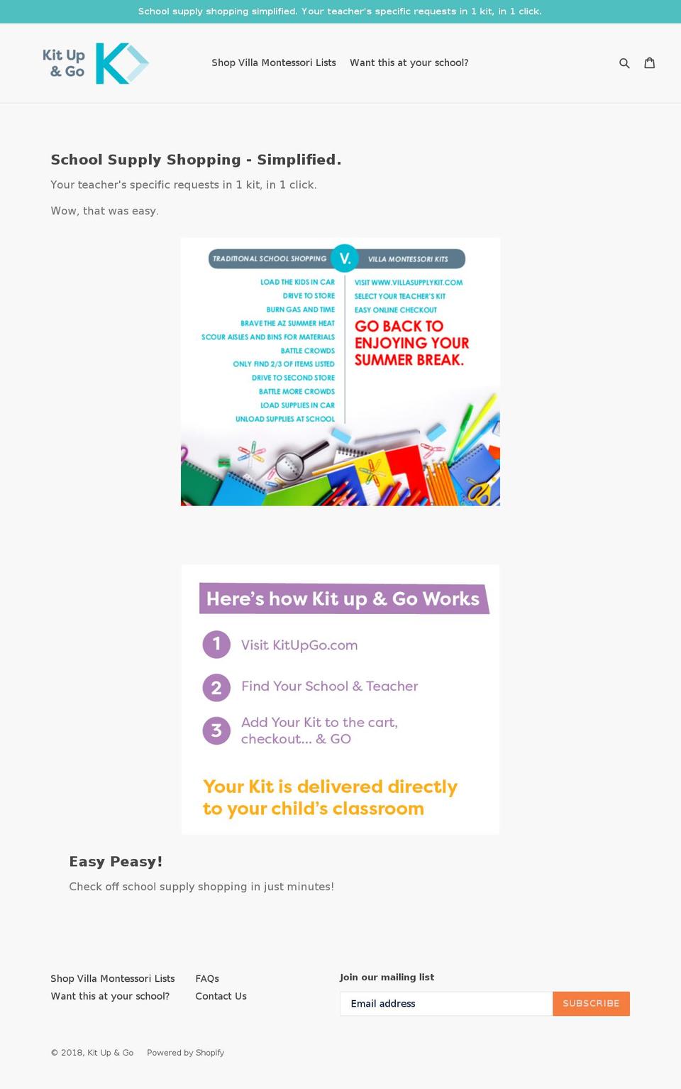 kitupgo.com — Shopify storefront screenshot