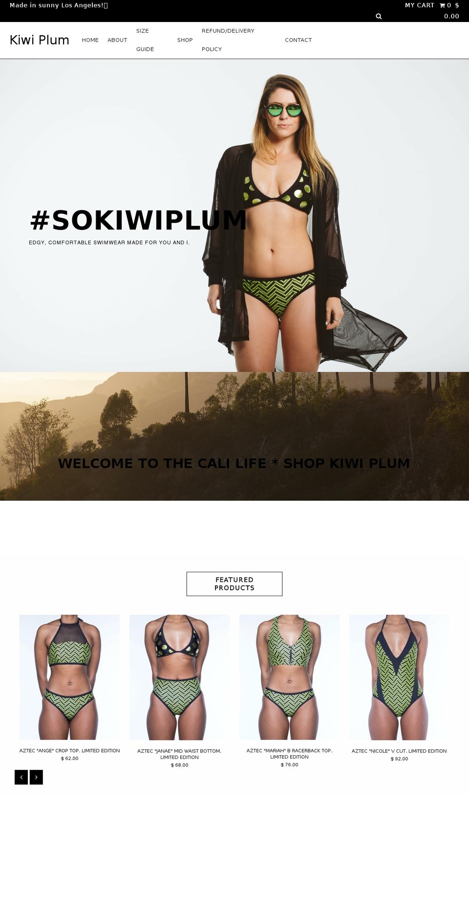 kiwiplum.com shopify website screenshot