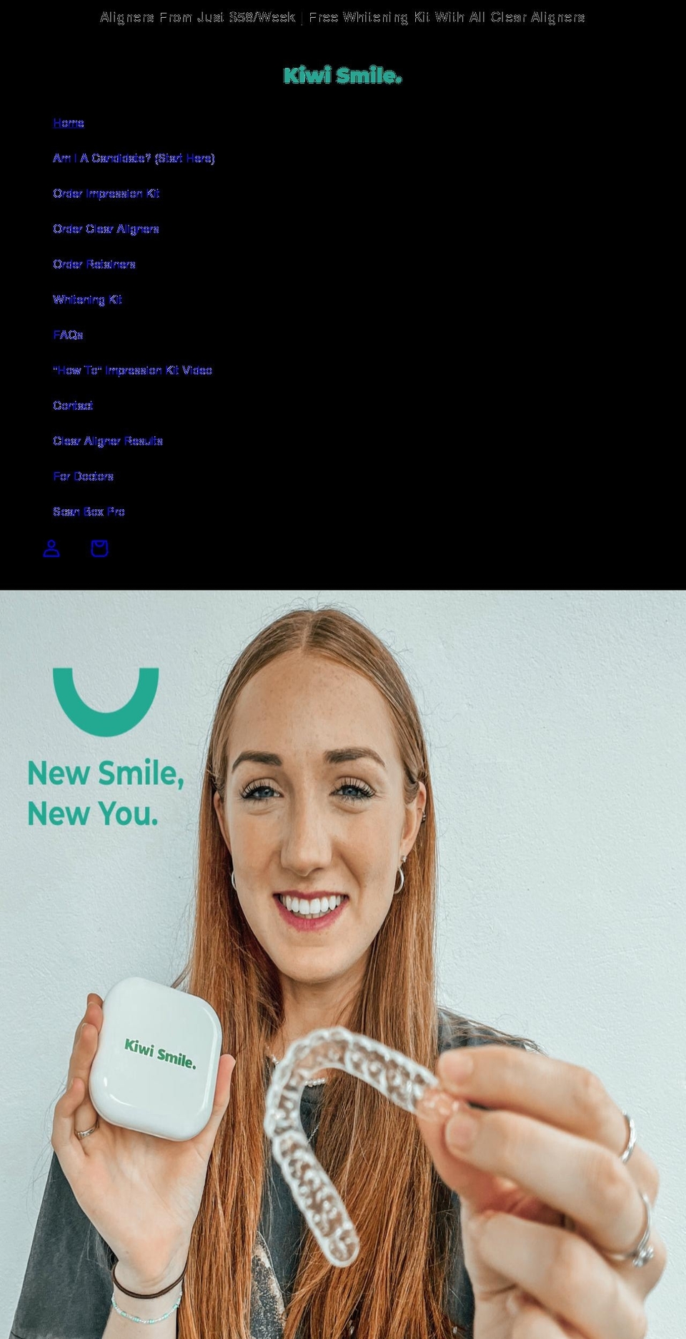 kiwismile.co.nz shopify website screenshot