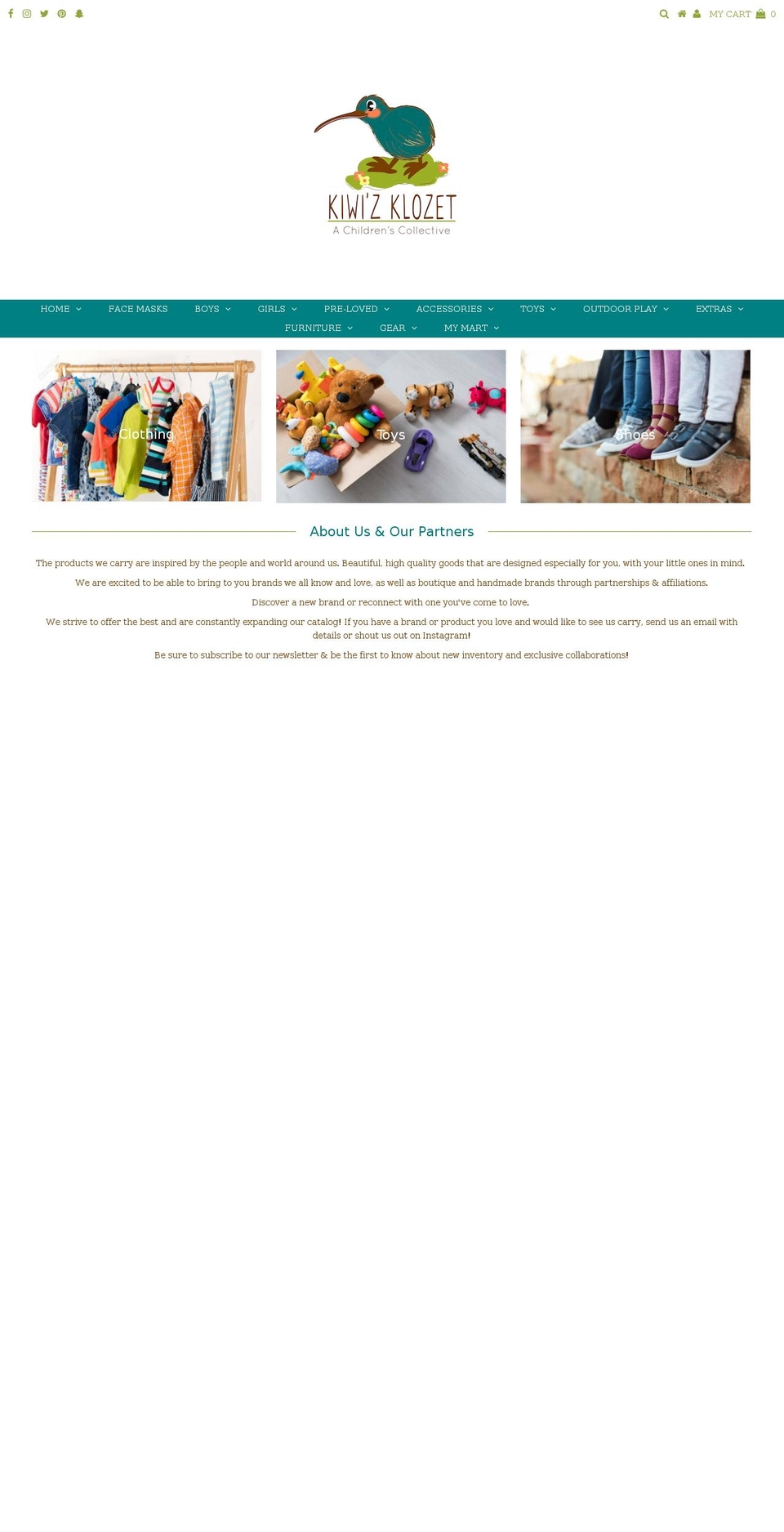 kiwizklozet.com shopify website screenshot