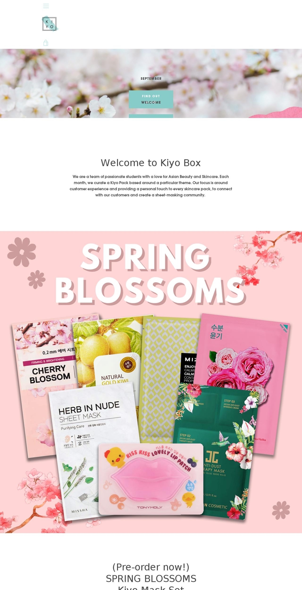 kiyobox.com — Shopify storefront screenshot