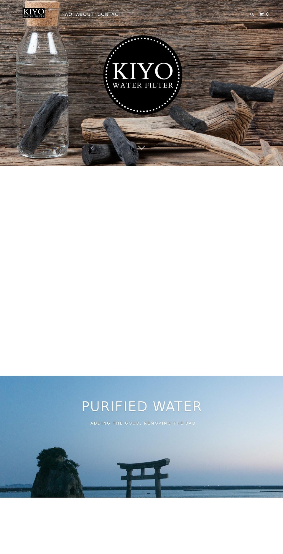 kiyocharcoal.com — Shopify storefront screenshot