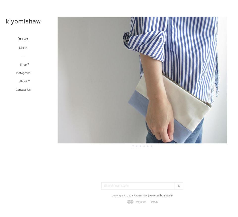kiyomishaw.com — Shopify storefront screenshot