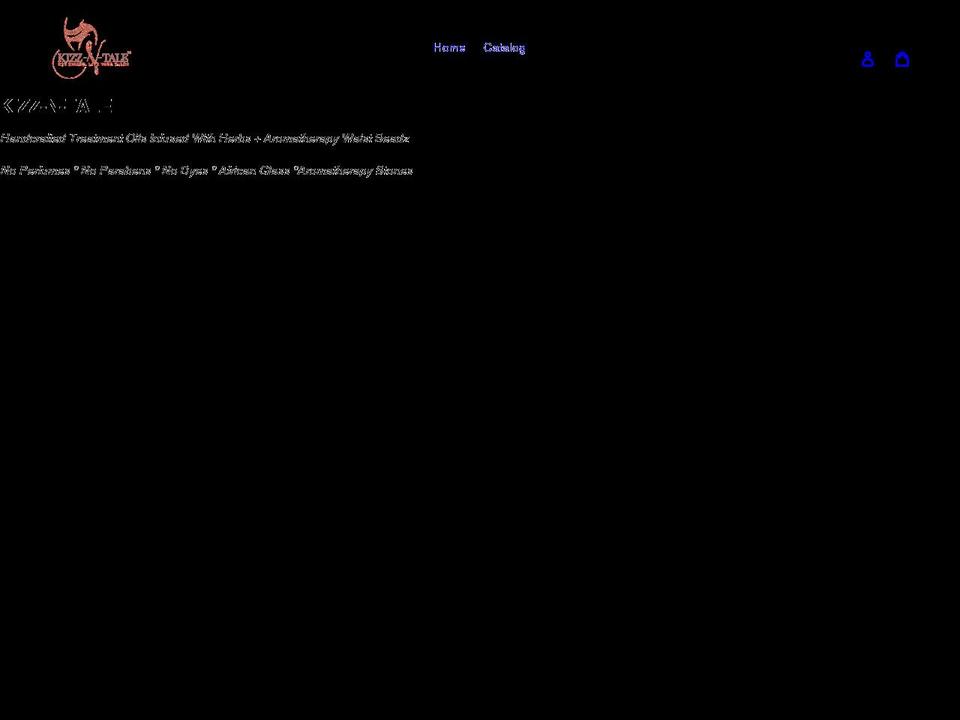 kizzntale.com shopify website screenshot