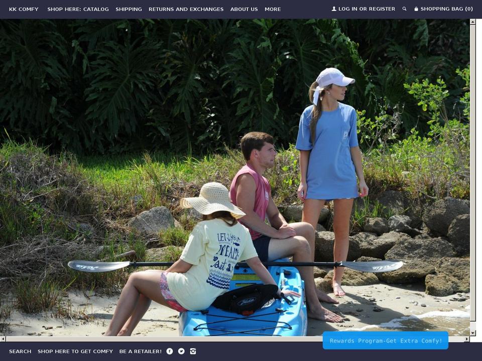 kkcomfy.com shopify website screenshot
