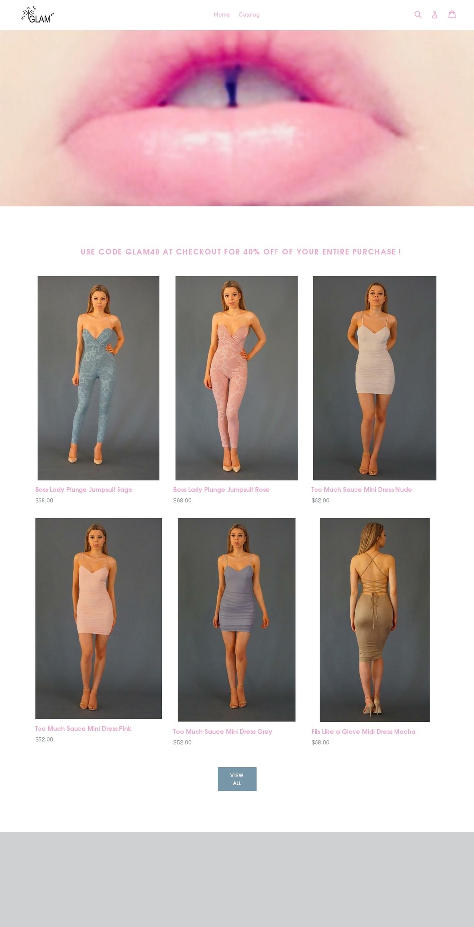 kkglam.com — Shopify storefront screenshot