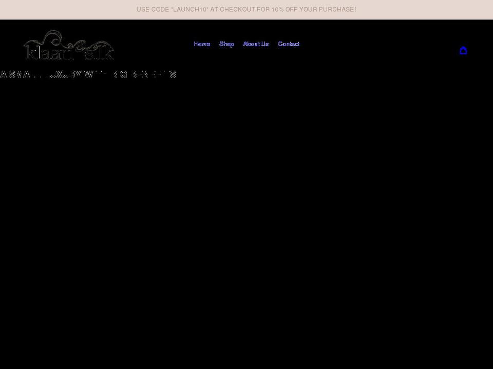 klaari.com shopify website screenshot