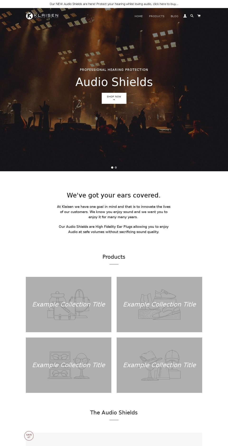 klaisen.com — Shopify storefront screenshot