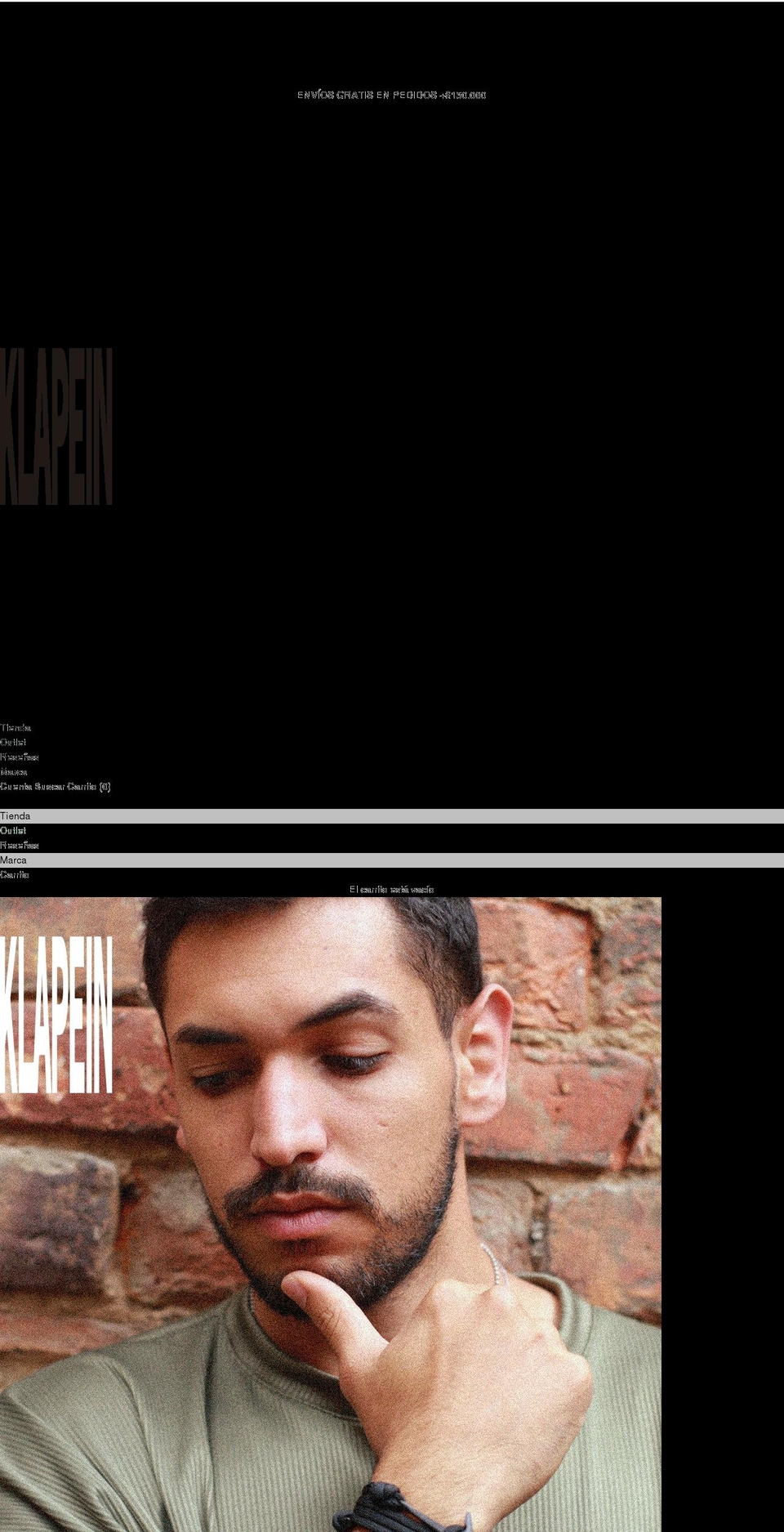 klapein.com shopify website screenshot
