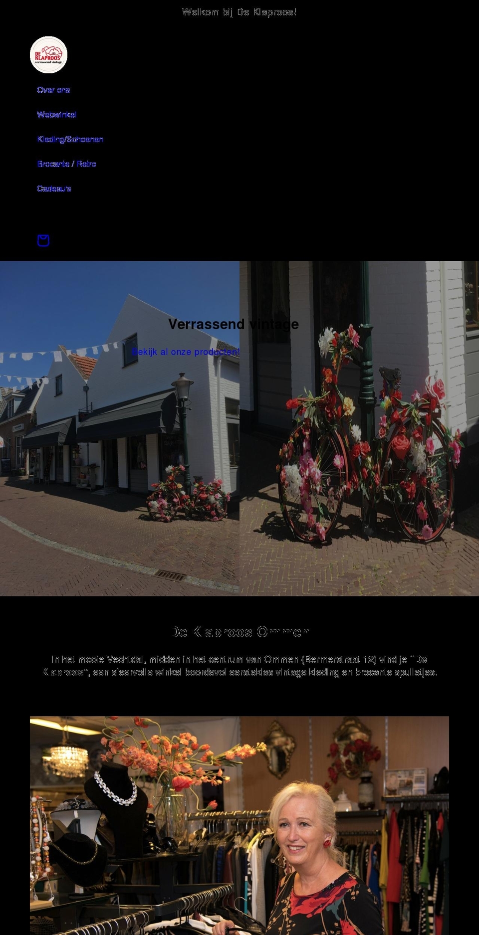 klaproosommen.nl shopify website screenshot