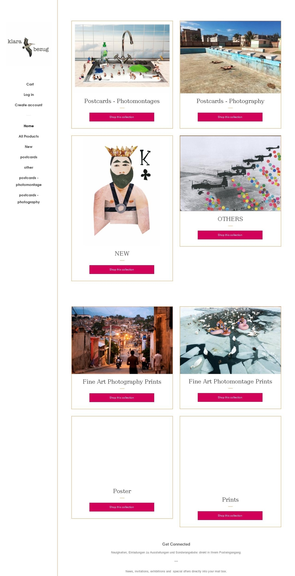 klarabezug.com shopify website screenshot