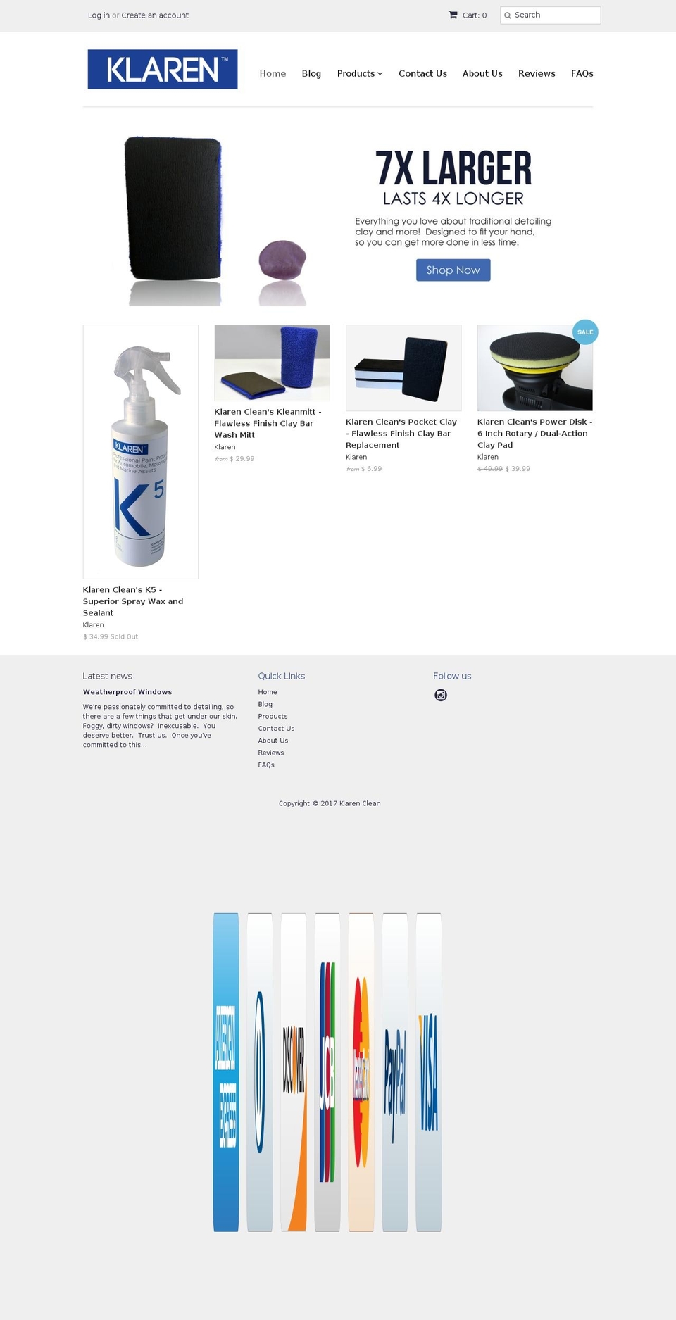 klarenclean.com shopify website screenshot