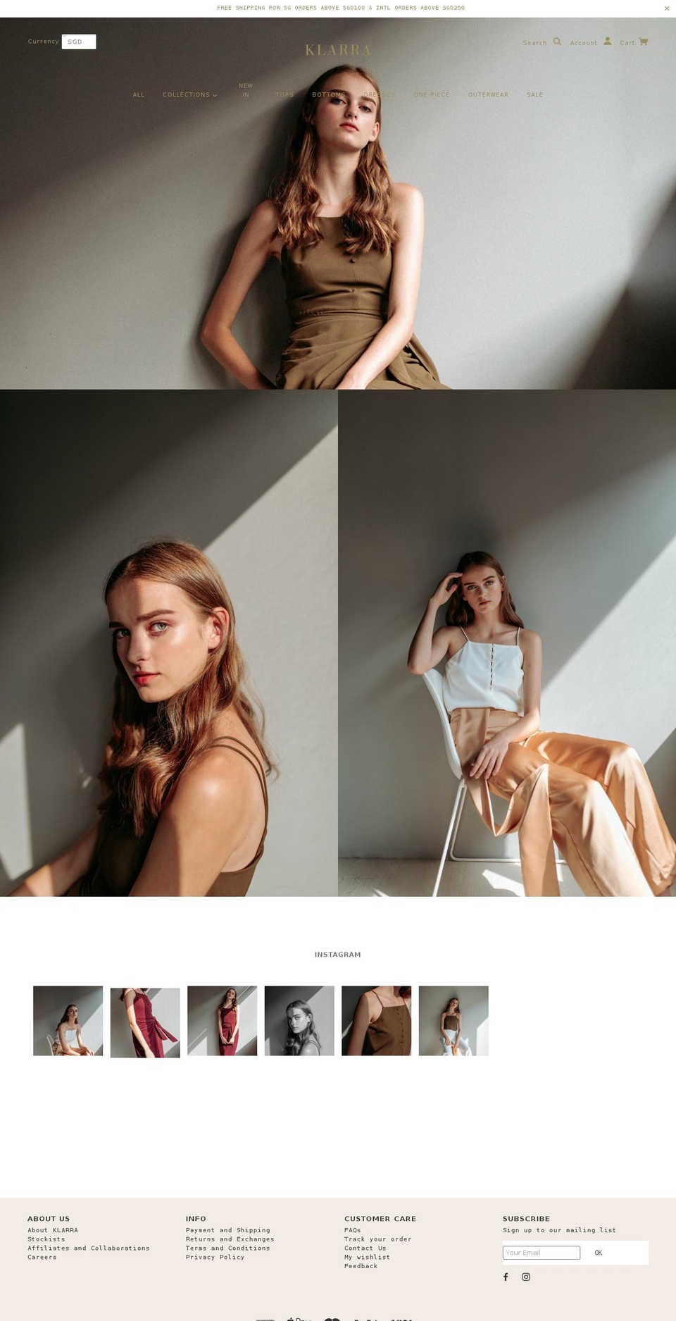 klarra.com shopify website screenshot