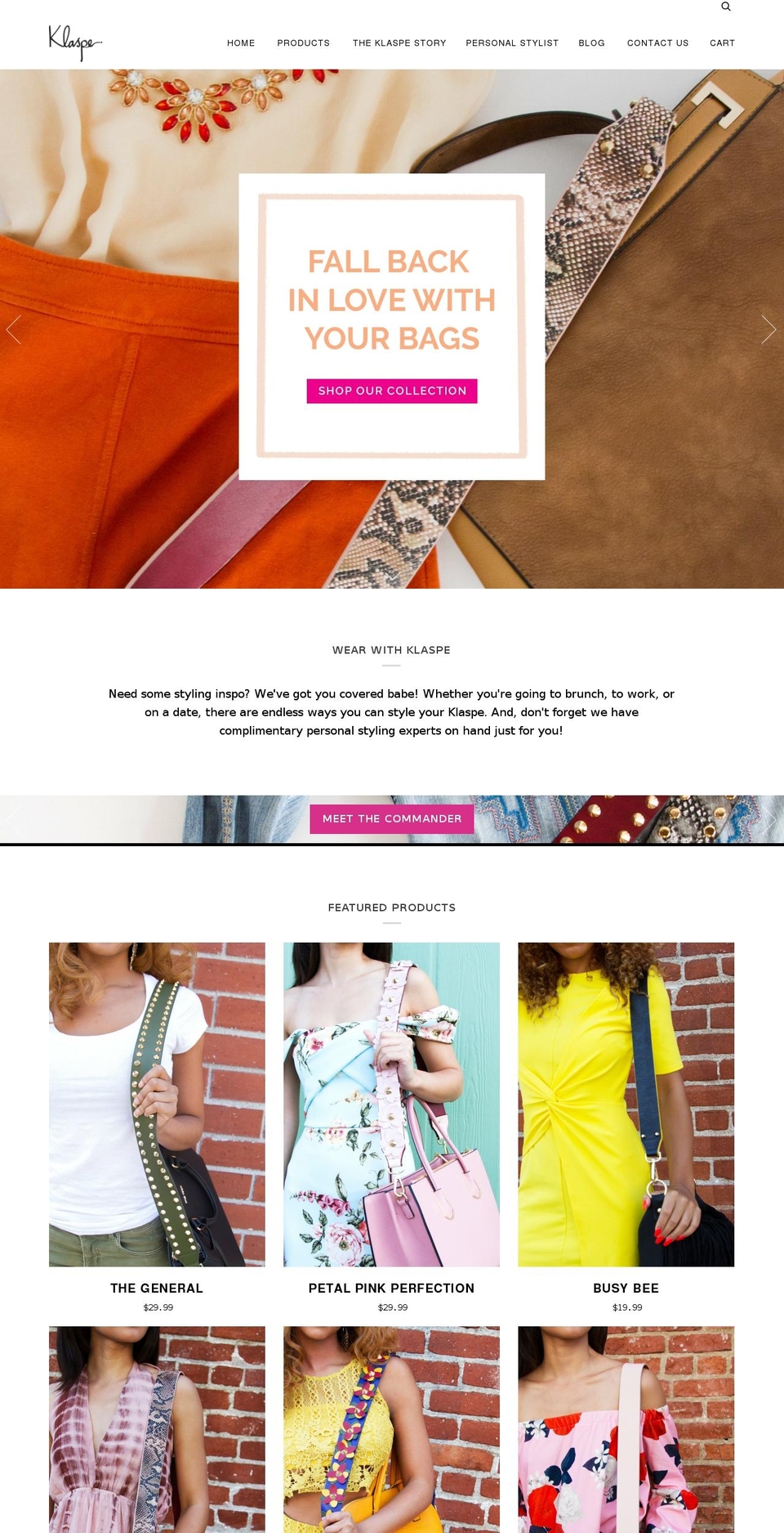 klaspe.com shopify website screenshot
